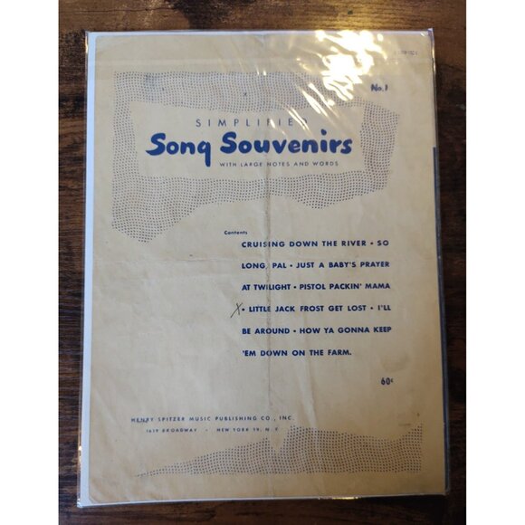 Old Soldiers Never Die Vaughn Monroe 1948 Tom Glazer Vintage Sheet Music - Picture 2 of 2